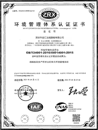 ISO14001认证